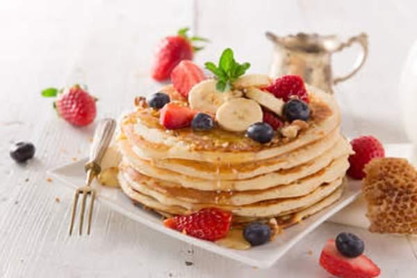 Pancakes Caramel Banane - Orange Fraise