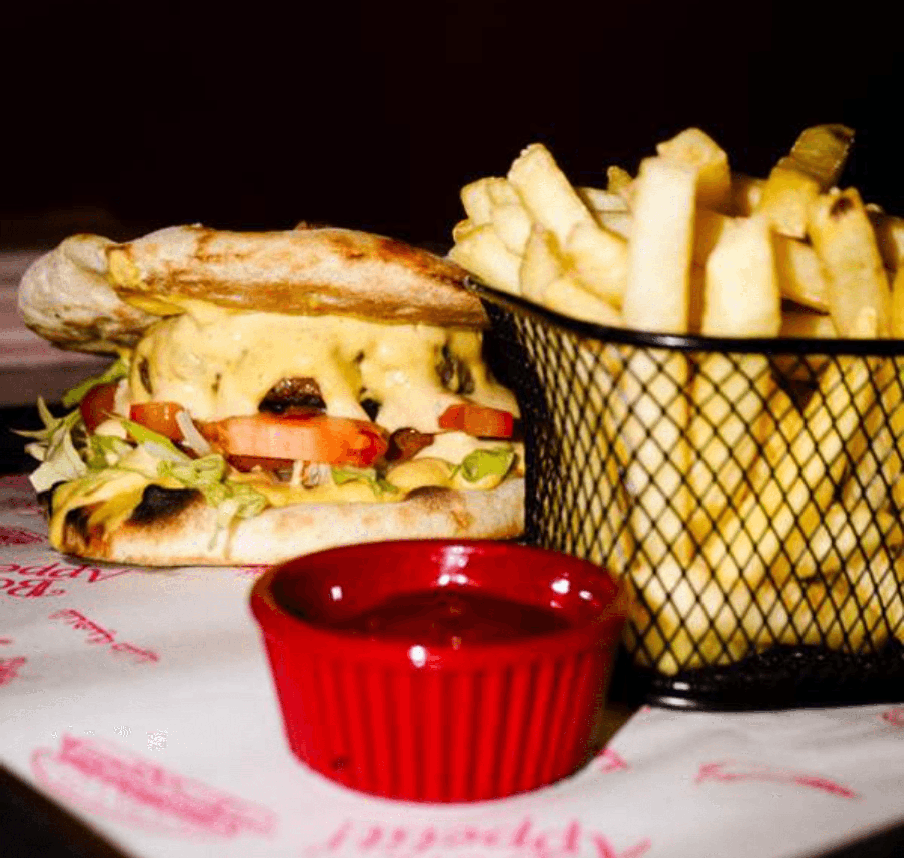 Burger Naan Poulet simple