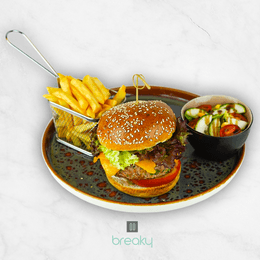 Menu Burger Bacon Halal