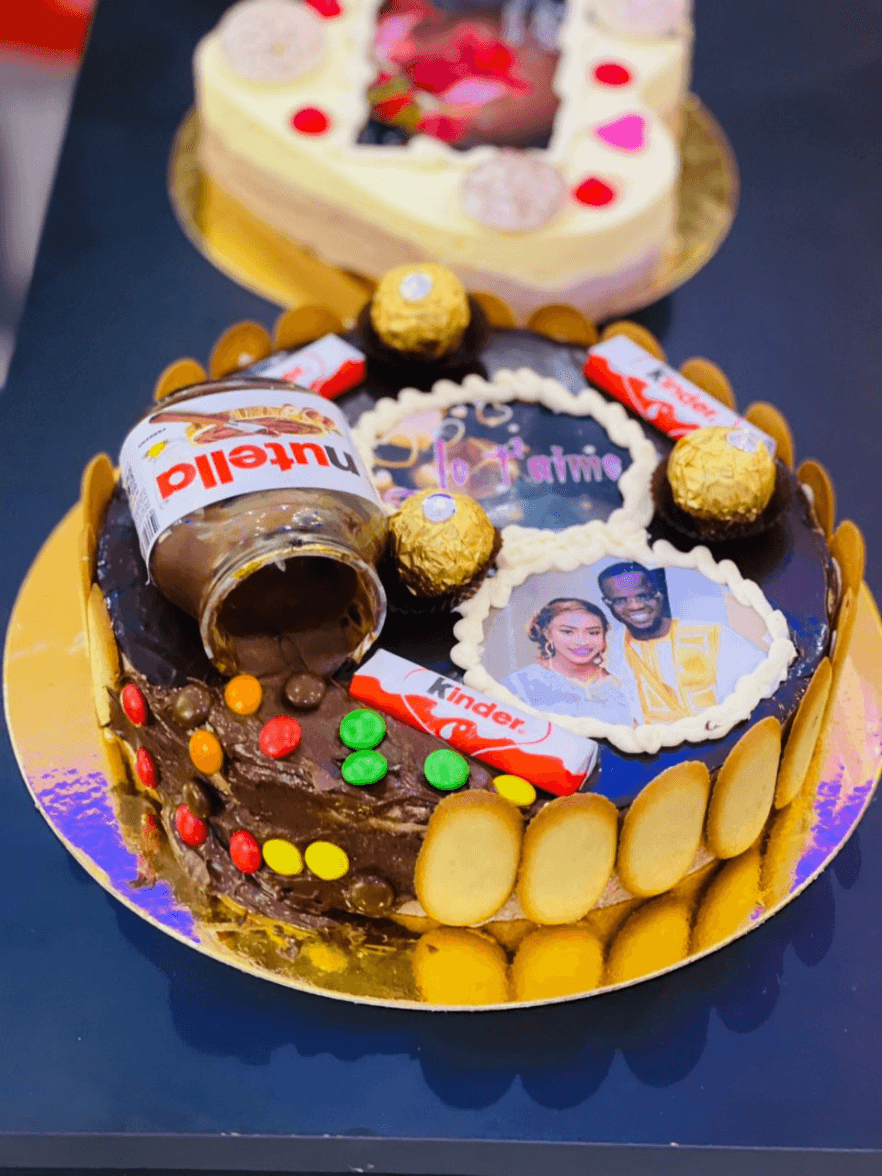 Gâteau Langue de Chat Nutella Kinder