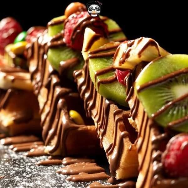 Gaufre Nutella Et Fruits