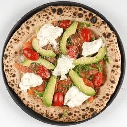 Pizza Salmone Stracciatella