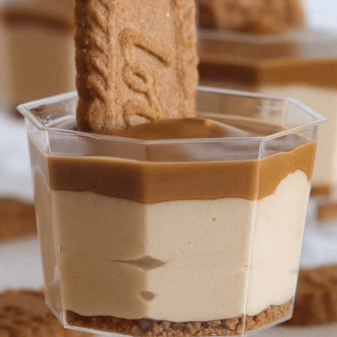 Cheesecake biscoff en pot