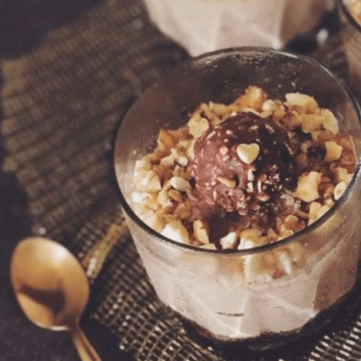 Cheesecake Ferrero en pot