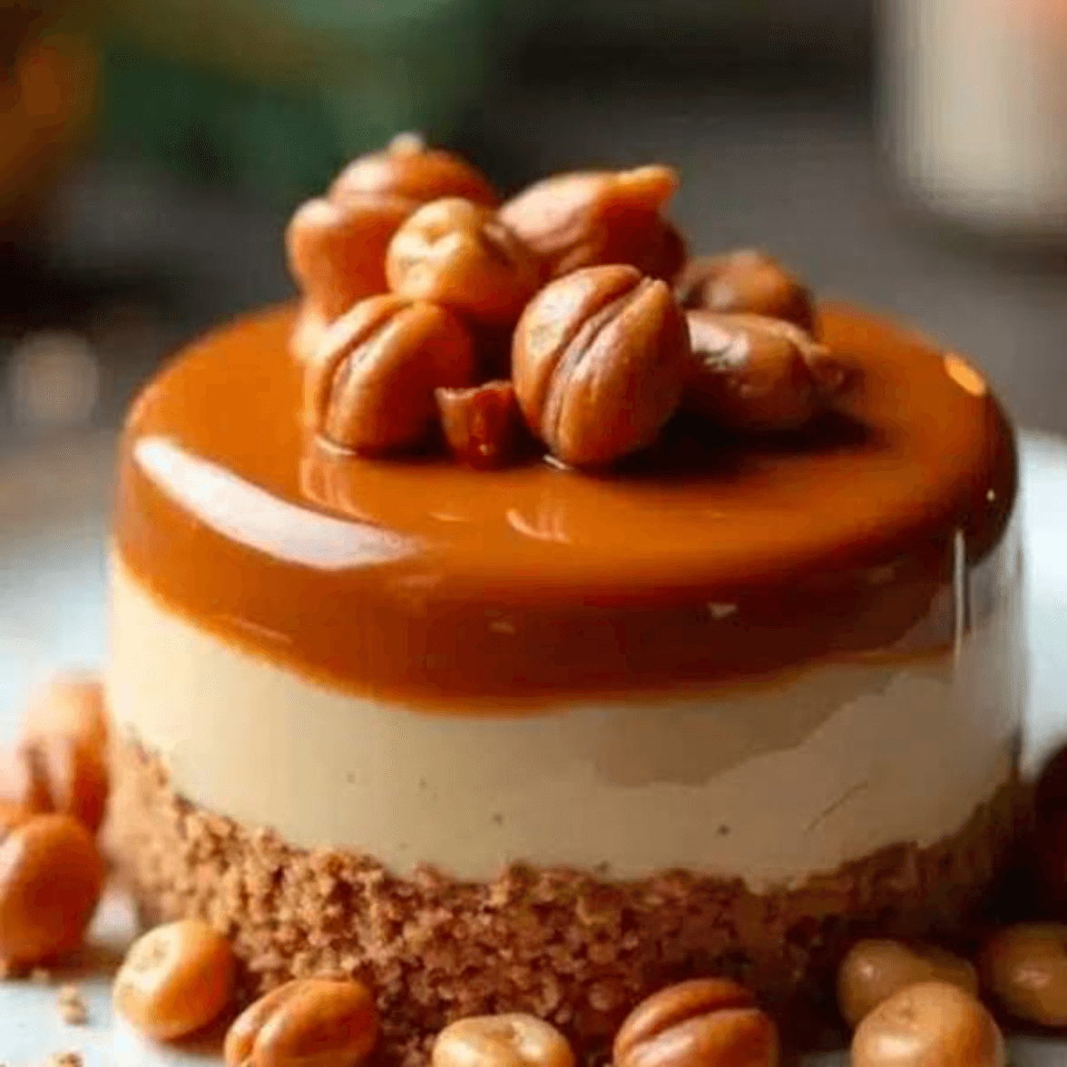 Cheesecake caramel en pot