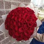 Bouquet géant rouge - 50 roses