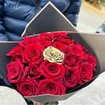 Love white gold heart - 20 Rose