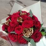 Bouquet gold rouge royale 20 rose