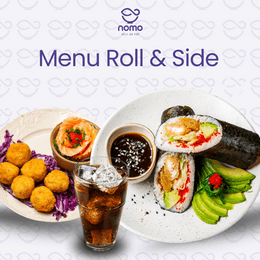 Menu Roll & Side (Roll au choix + Balls au choix + Boisson au choix)