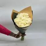 Bouquet De 15 Roses Blanches