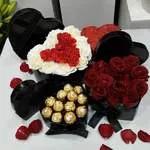 Trio coeur noir