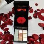 Large rose étérnélle en coffret