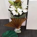 Bouquet à main blanc