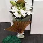 Bouquet à main blanc