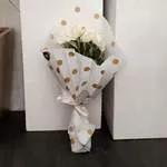 10 roses blanches