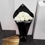 30 roses blanches