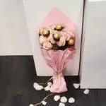 Rose rose  saumon