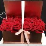 Bronze book flower