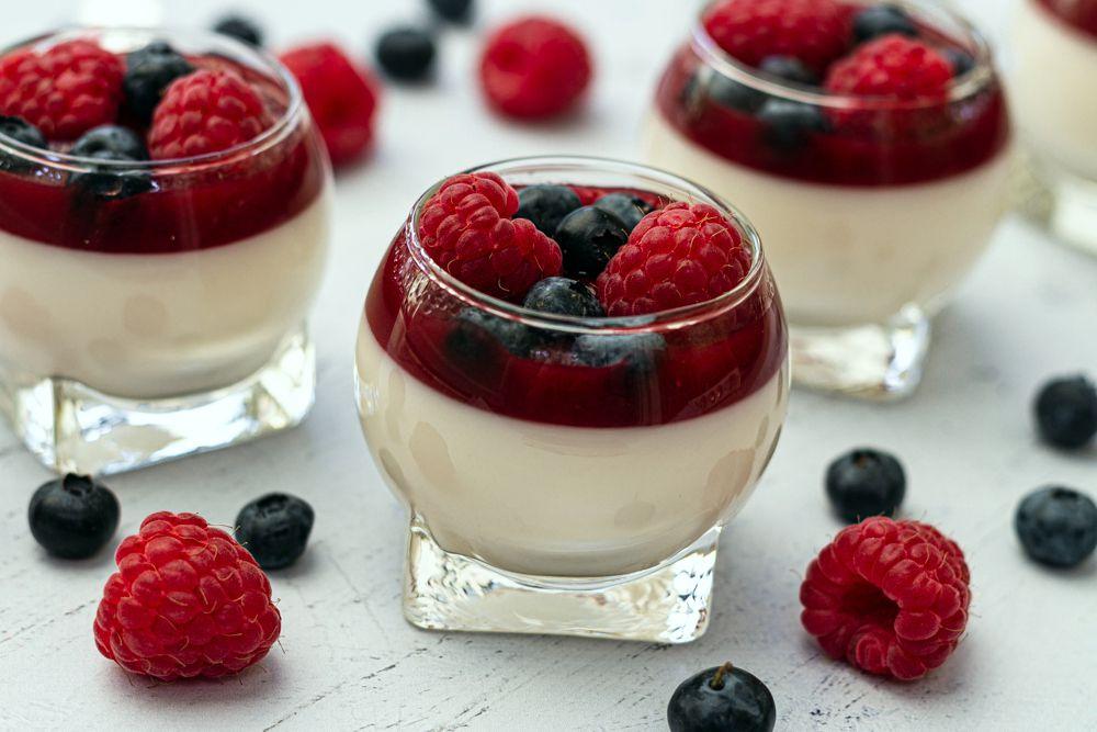 Panna Cota Aux Fruit De Bois