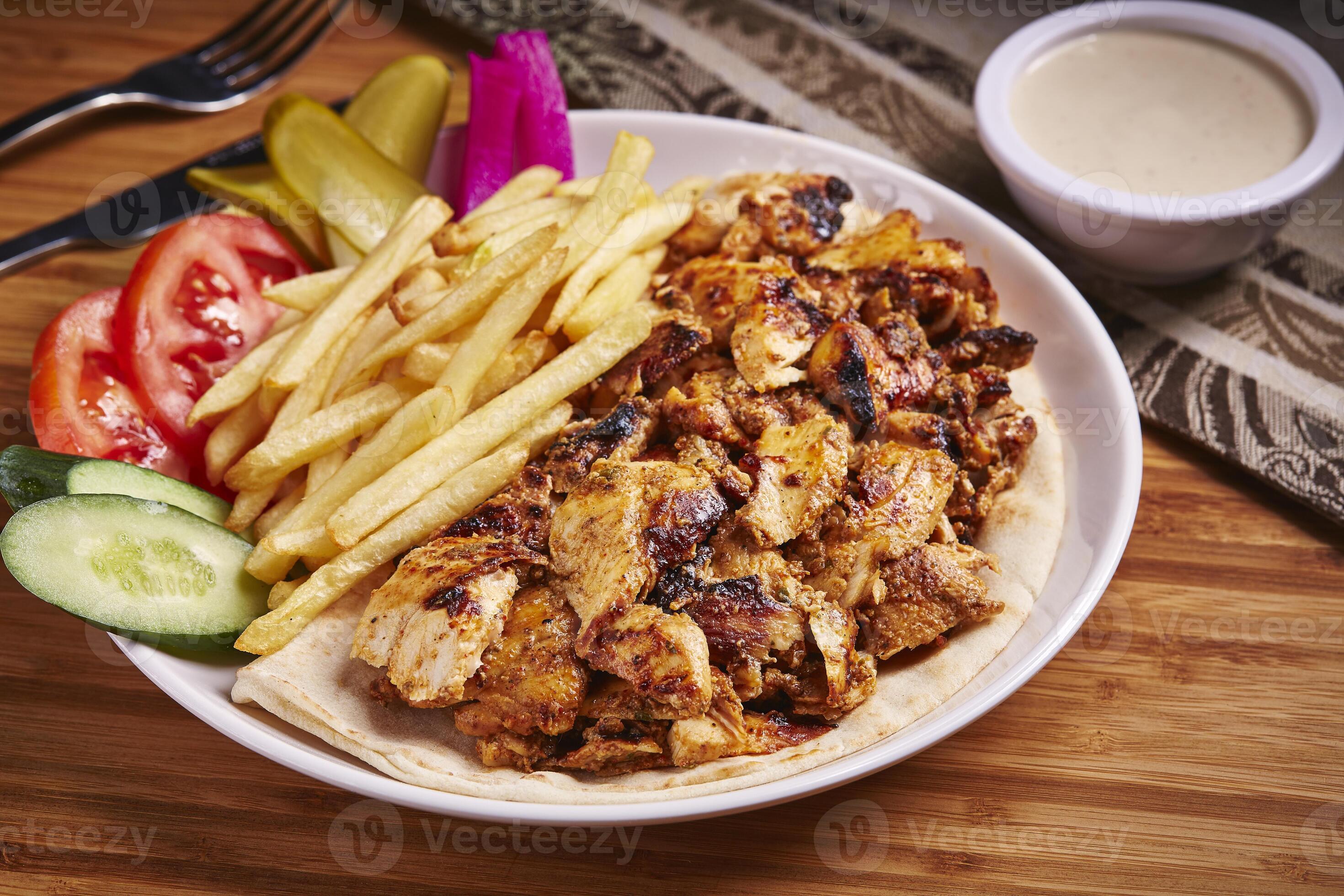 Plat Shawarma