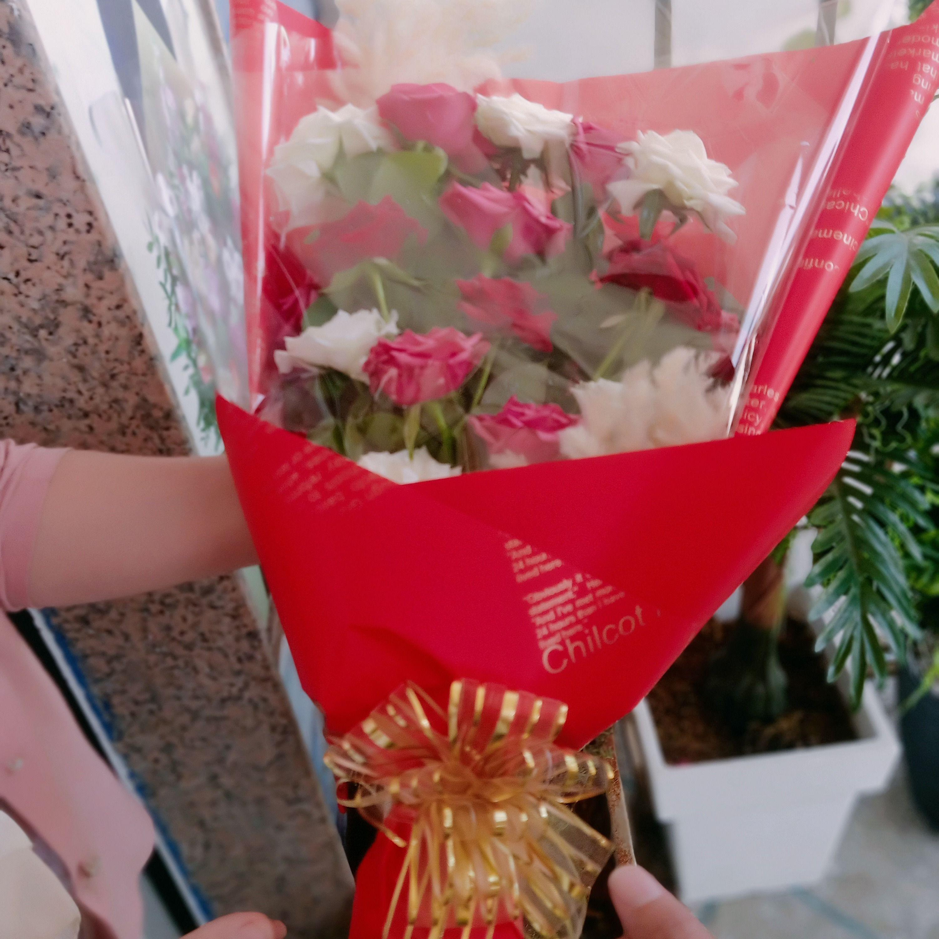 Bouquet de fleurs colorées Moyenne