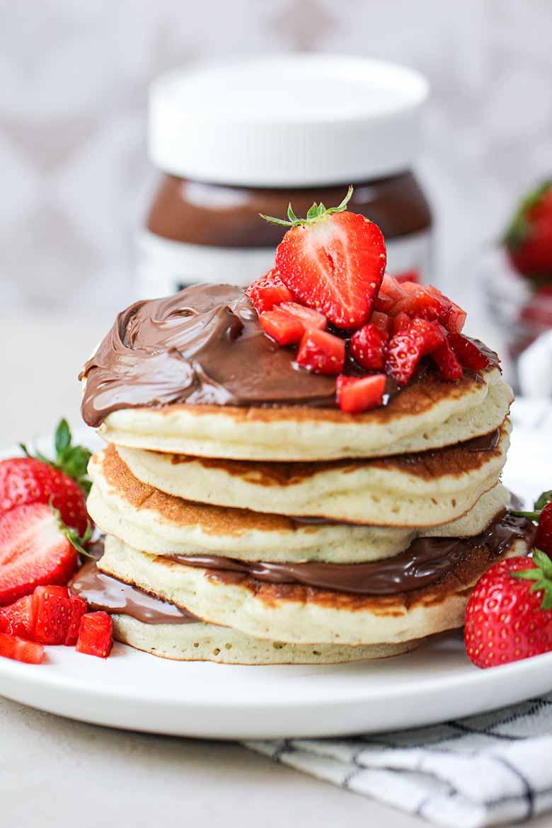 Pancakes 3 Fruits Nutella