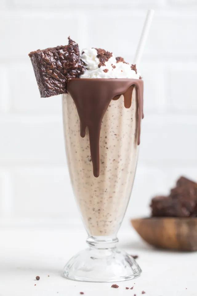 Milkshake Peanut Butter Brownies