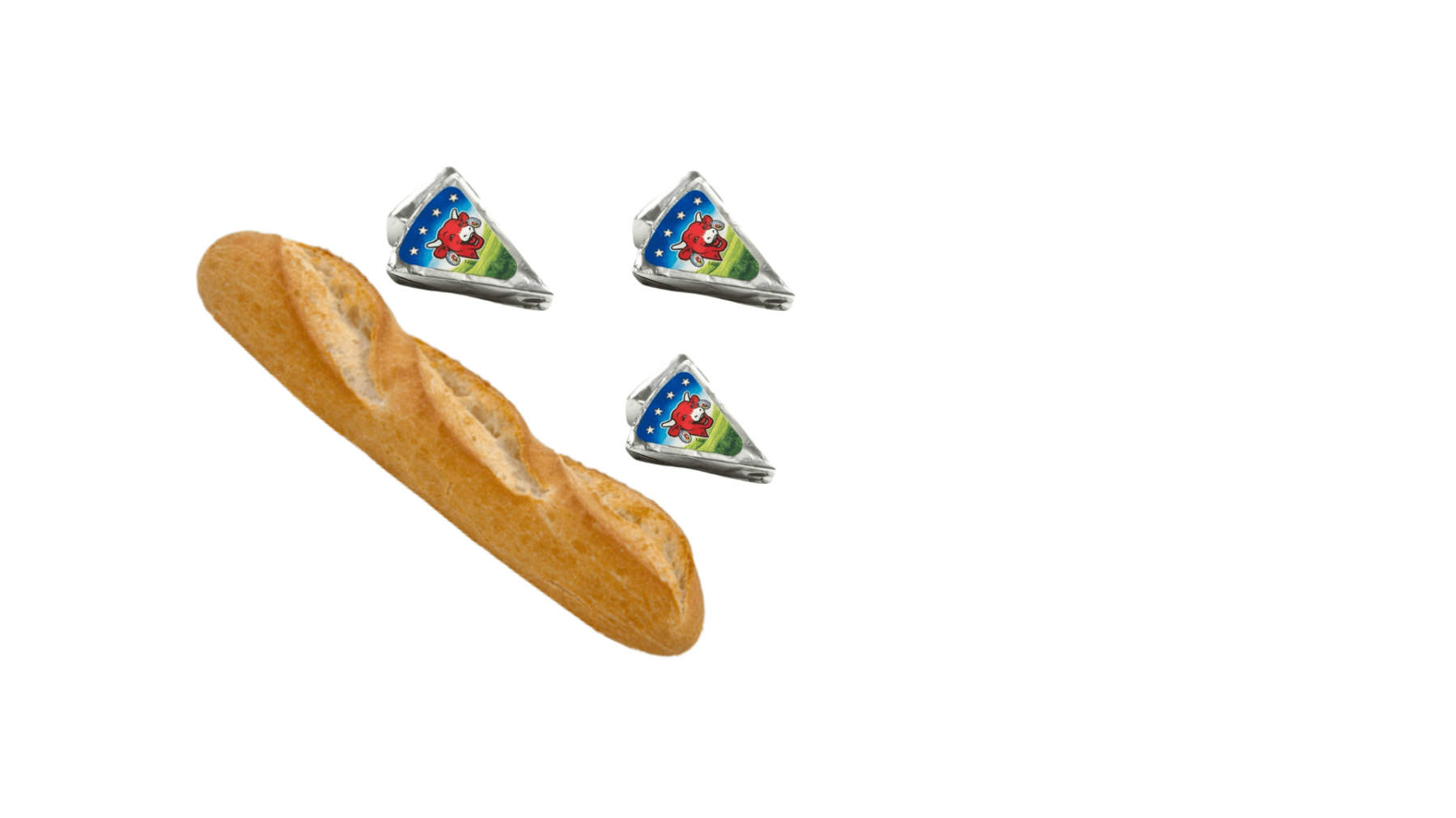 Pain au Fromage Vache Qui Rit