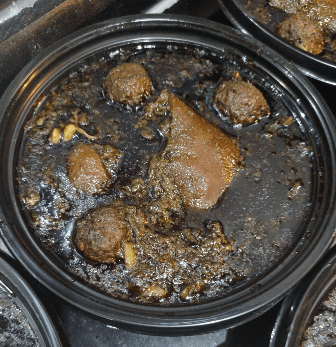 Plat Madfouna aux Boulettes et Hargma