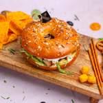 Pain Burger Avec Salade