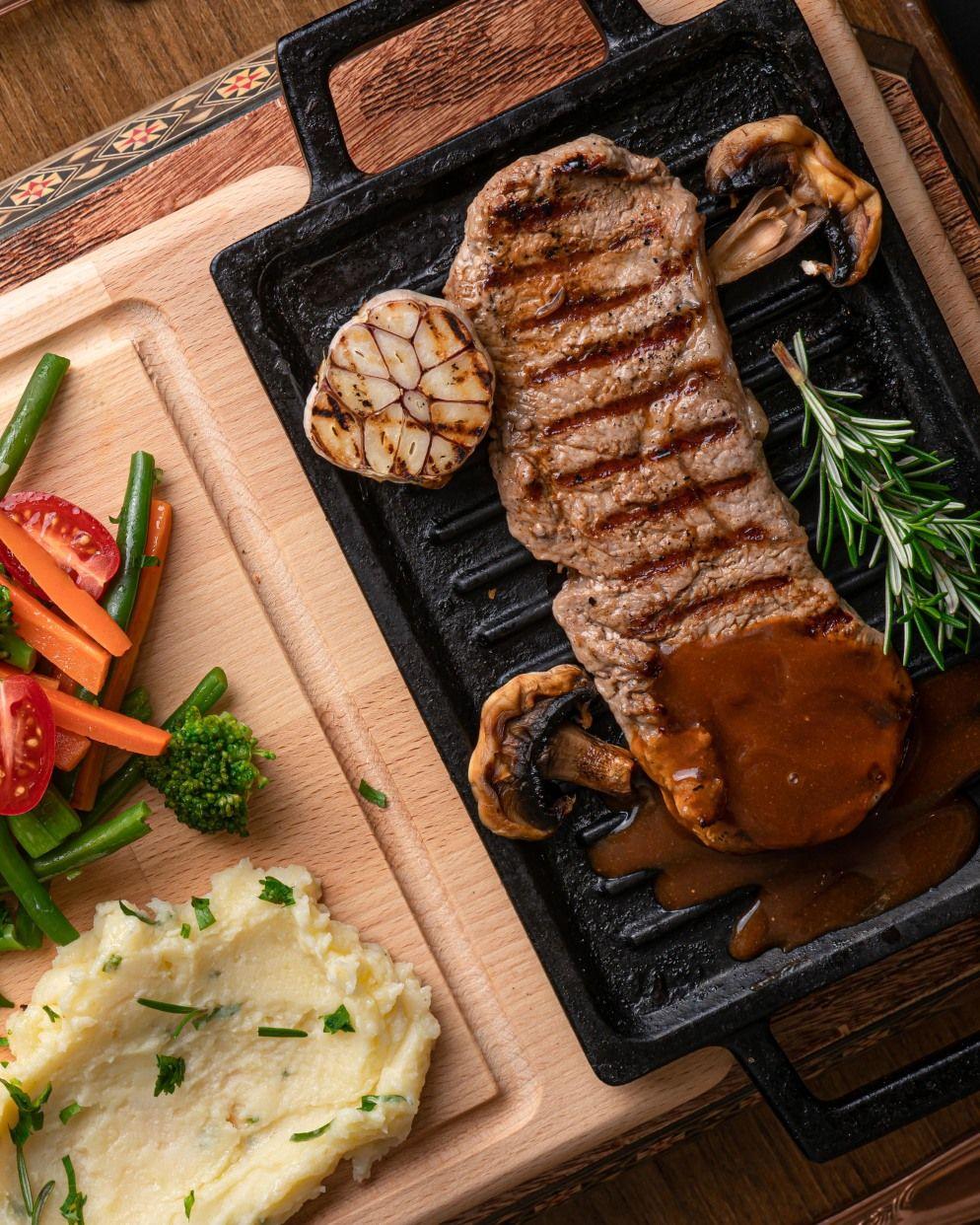 Steak Aux Champignons