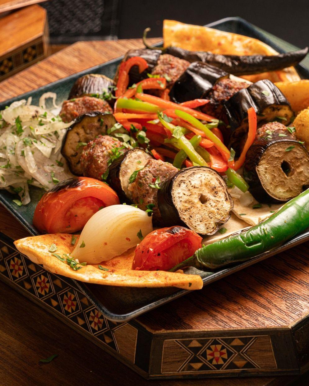 Grillade Kebab Aubergine