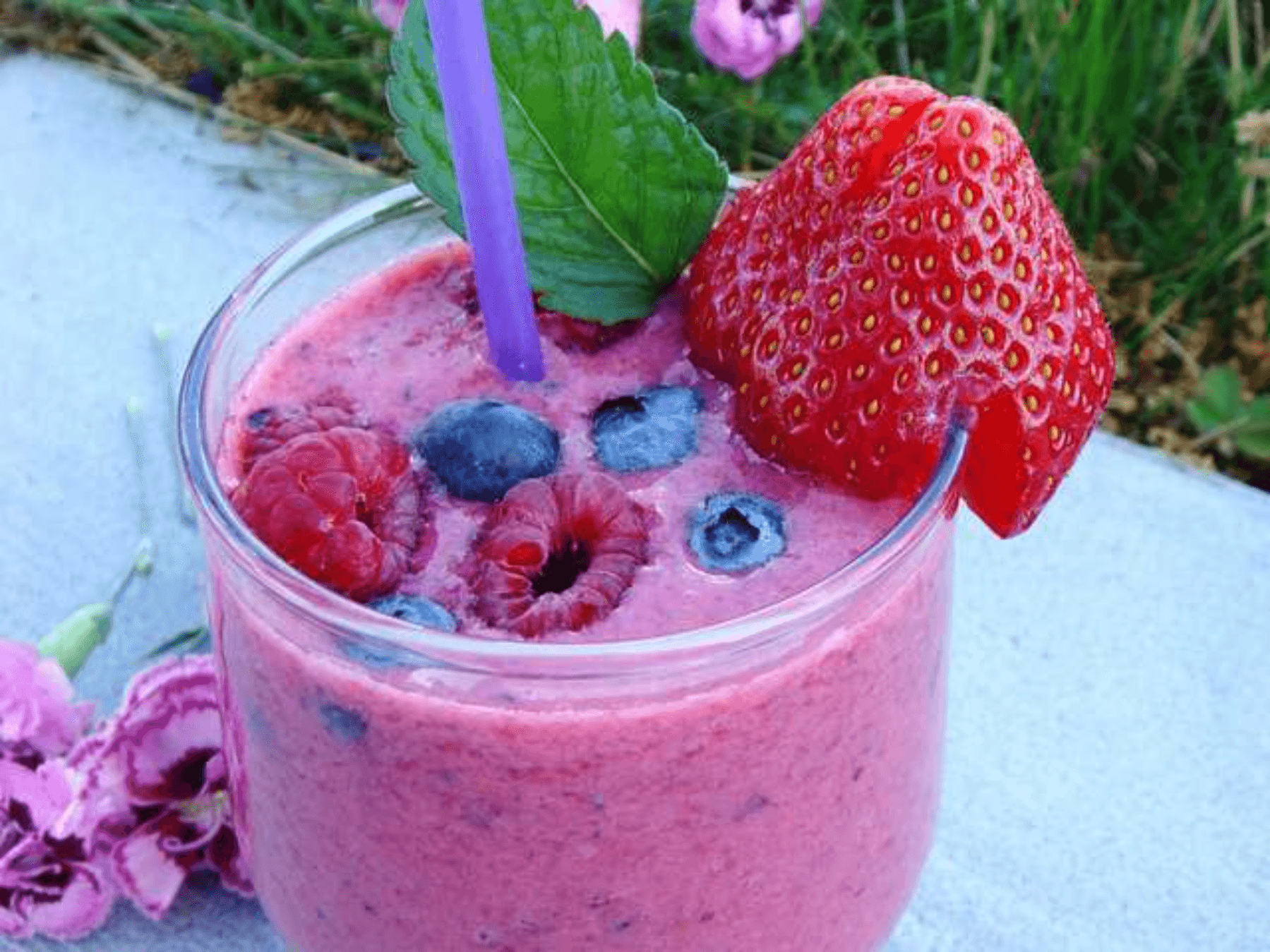 Smoothie Framboise  Banane