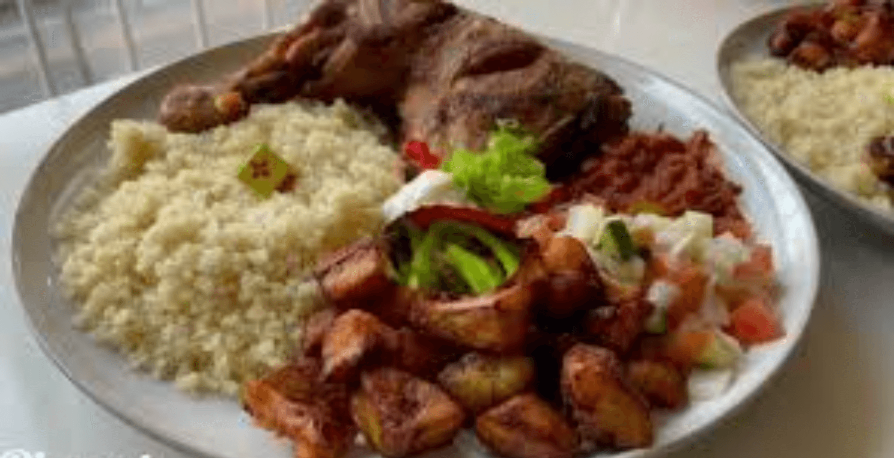 Poulet Grillé Frites ou Attiéké