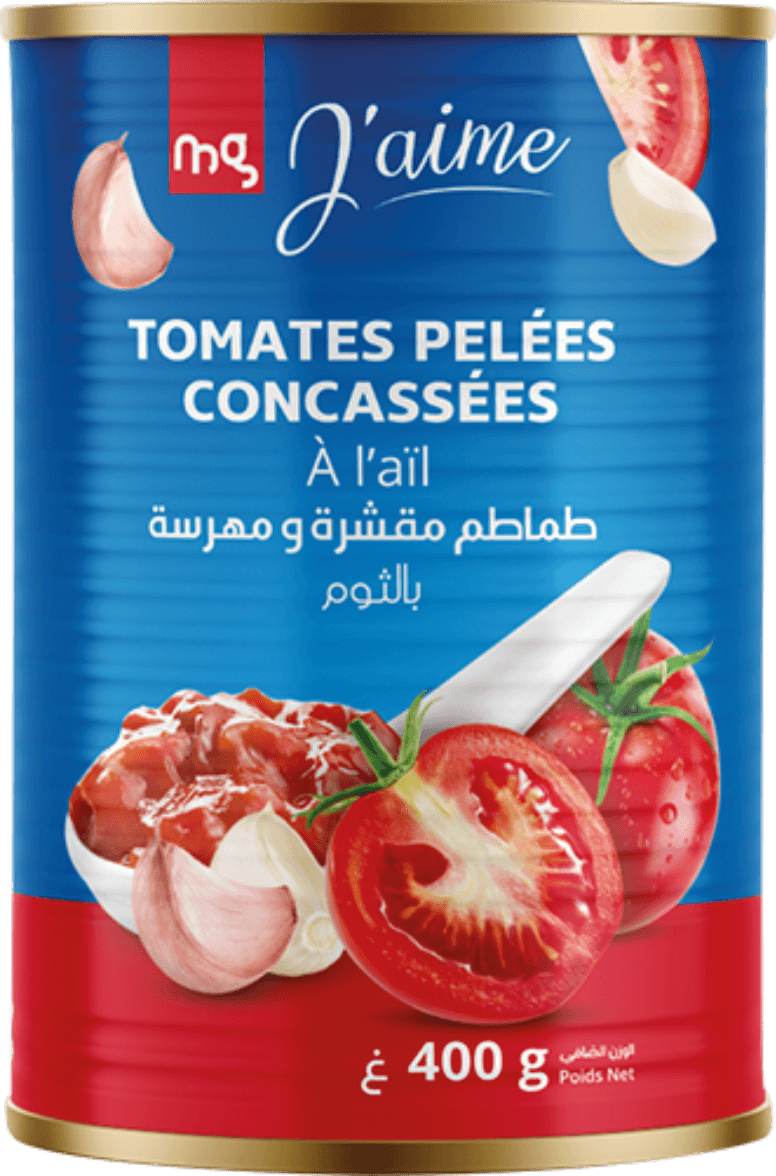 Mg J'Aime Tomate Pelée Concassée 400g