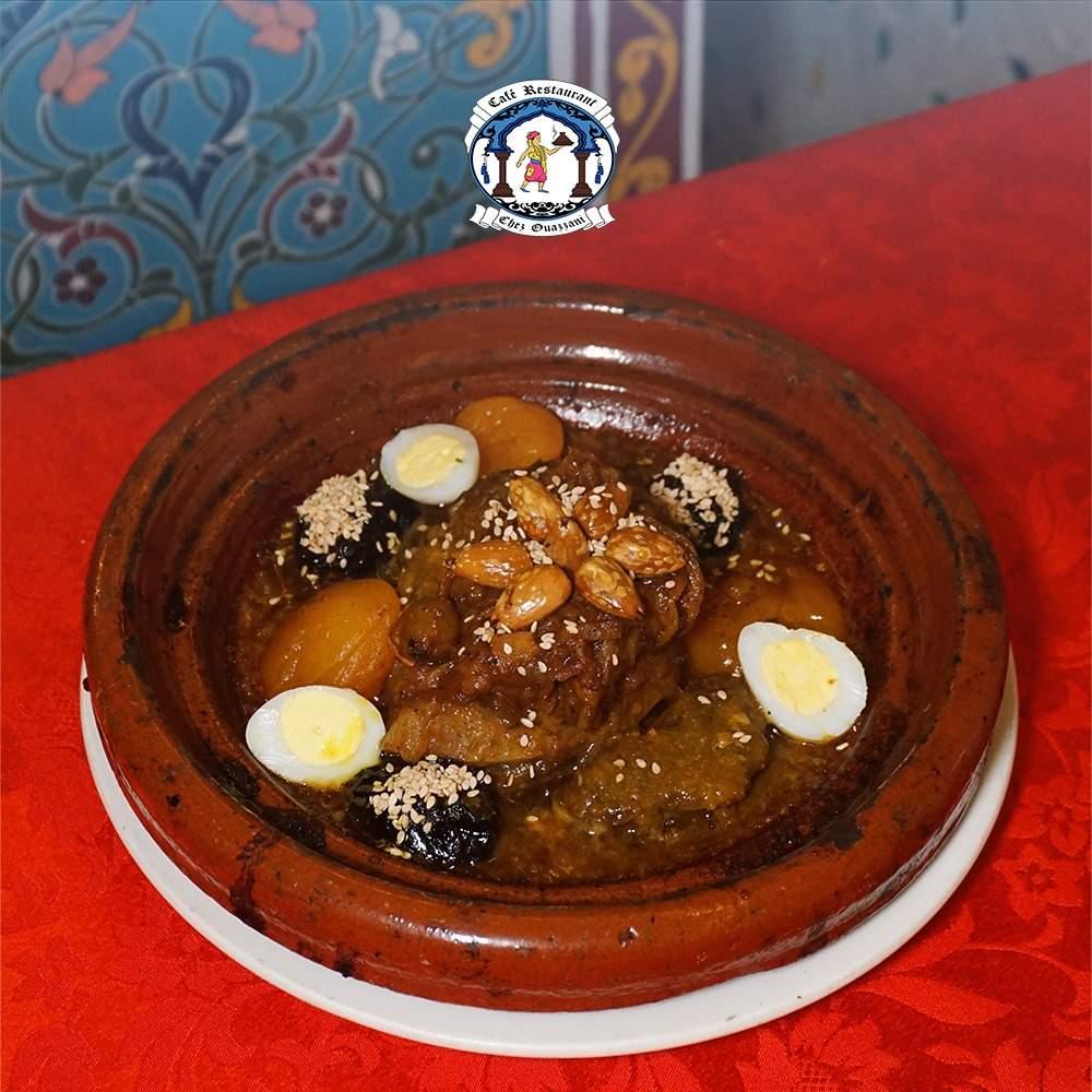 Tajine Lham Bel Berkok W Mechmach, Besla W Zbib