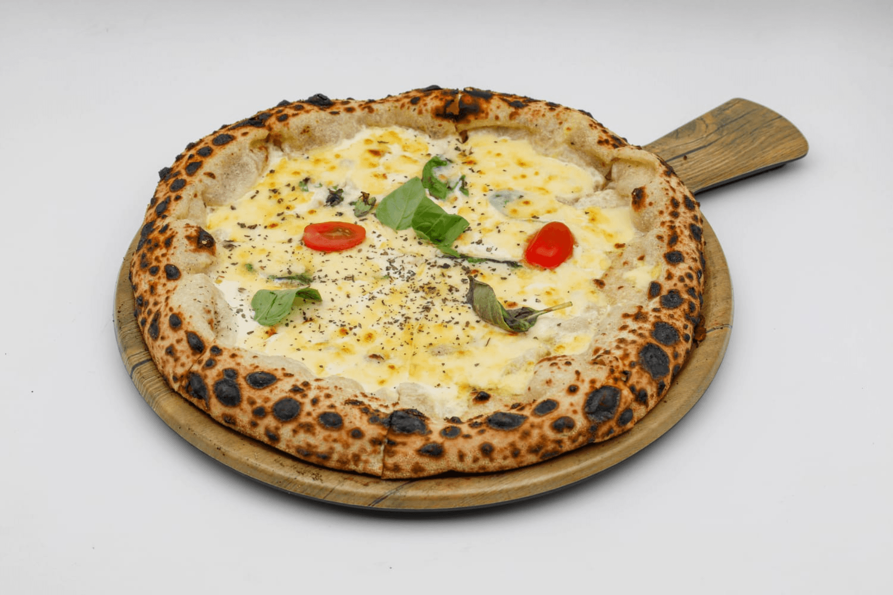 Pizza 5 Formaggi (Sauce Blanche)