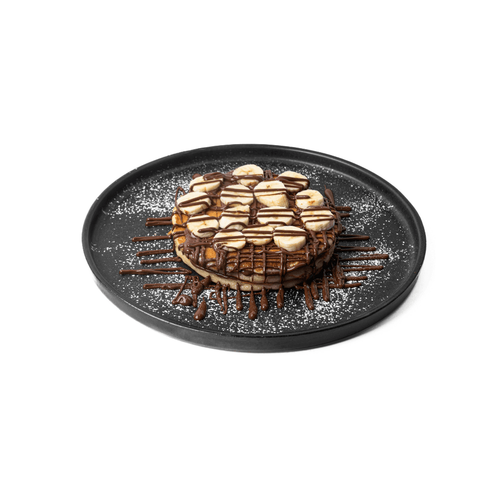 Pancakes Nutella Banane Boule de glace vanille