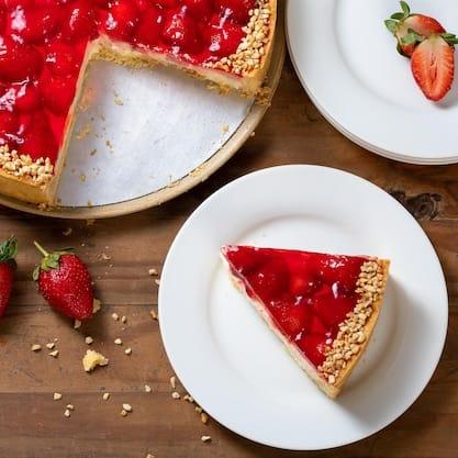 Tranche Tarte Fraise