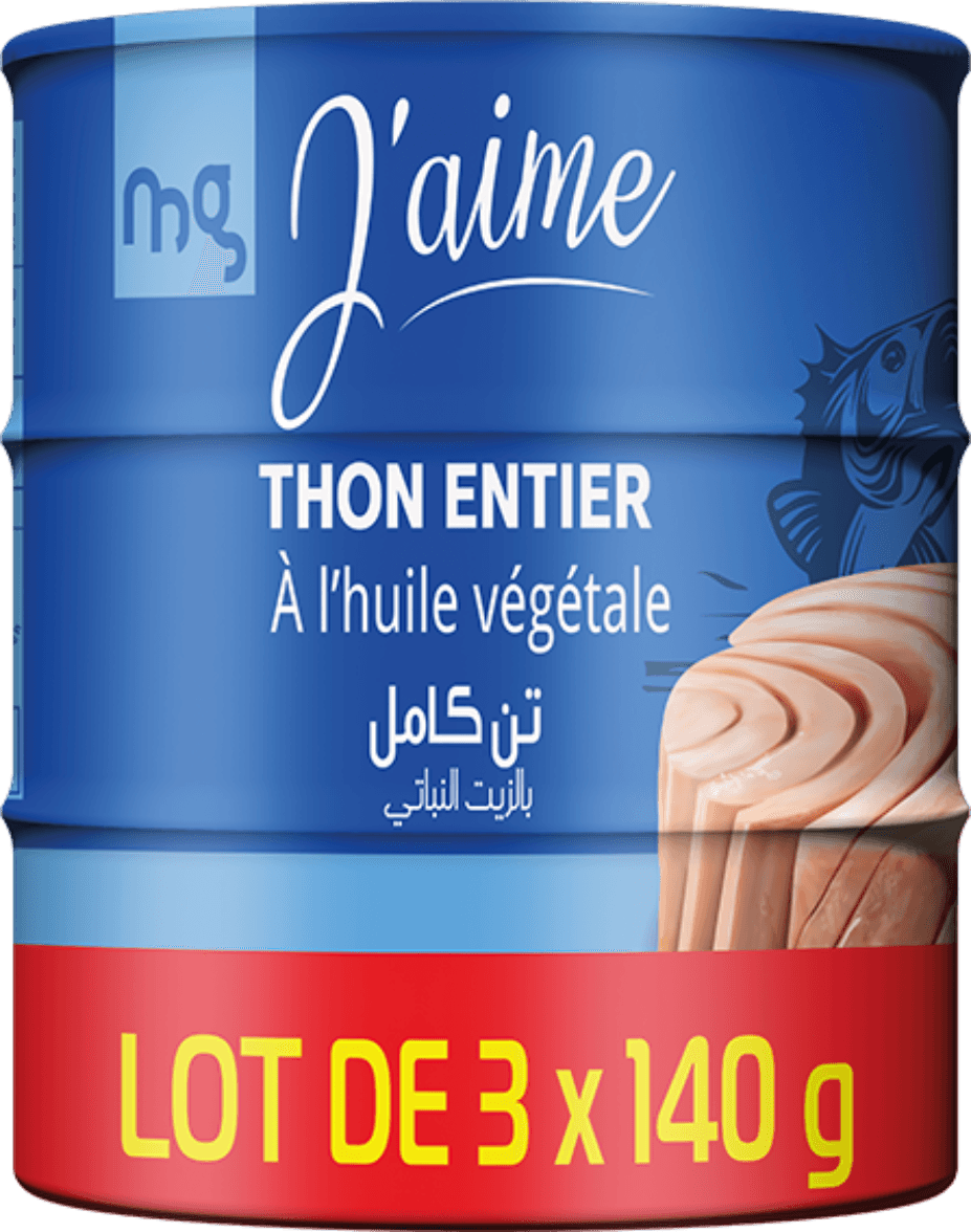 Mg J'aime Lot 3 Thon Ent Hv 140g