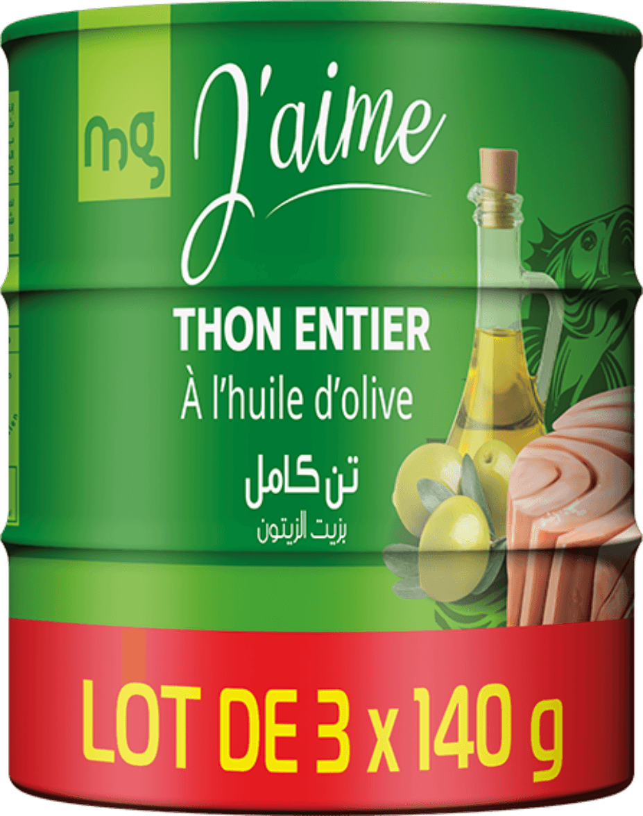 Mg J'aime Lot 3 Thon Ent Ho 140g