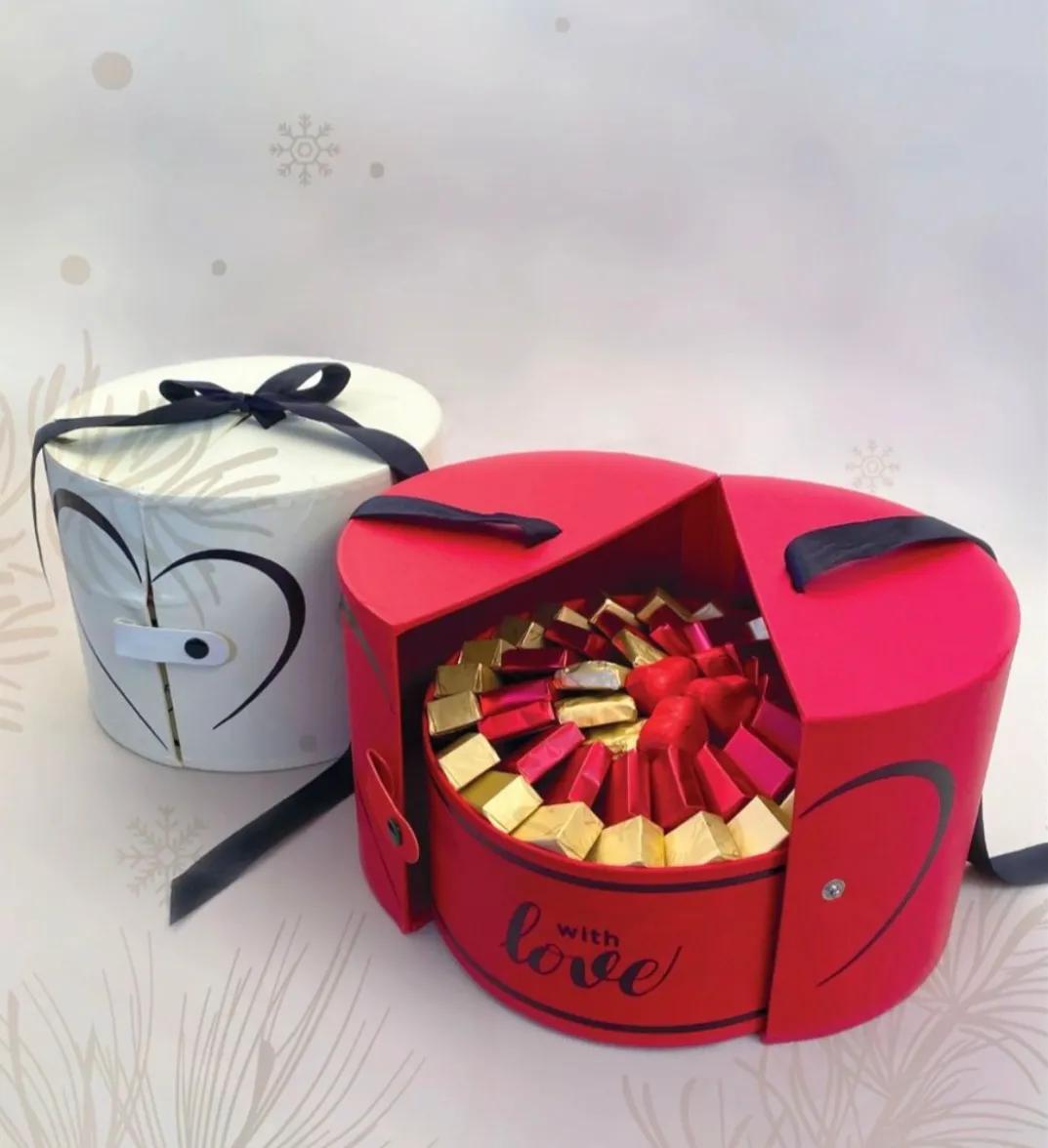 Boite de Chocolat raffinée (Blanche ou Rouge)