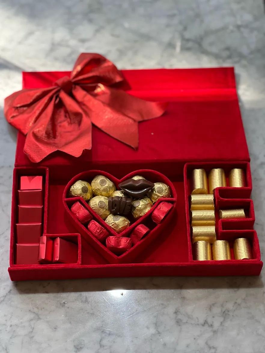 Coffret Love en velours