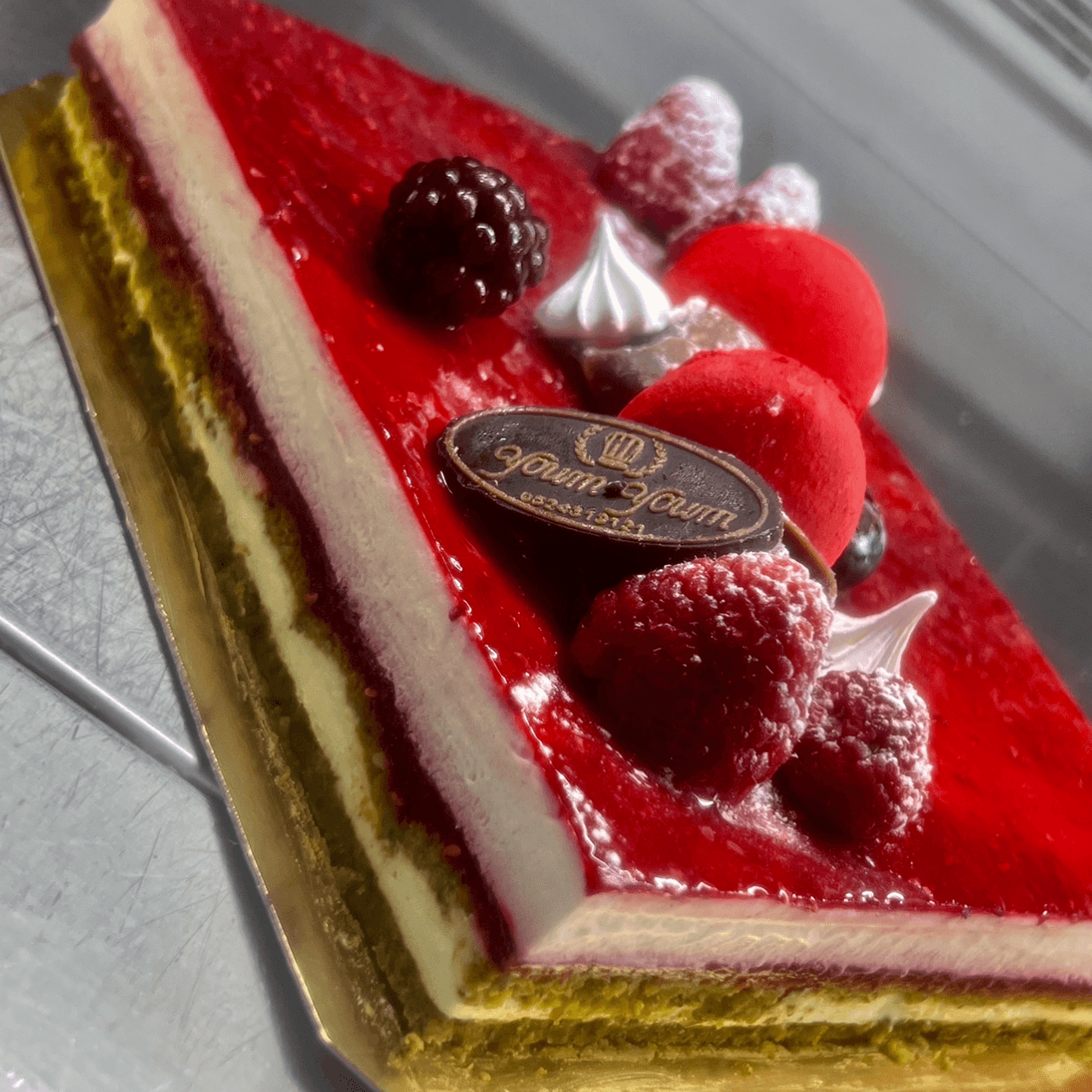 Entremet Délice Framboise 8 personnes