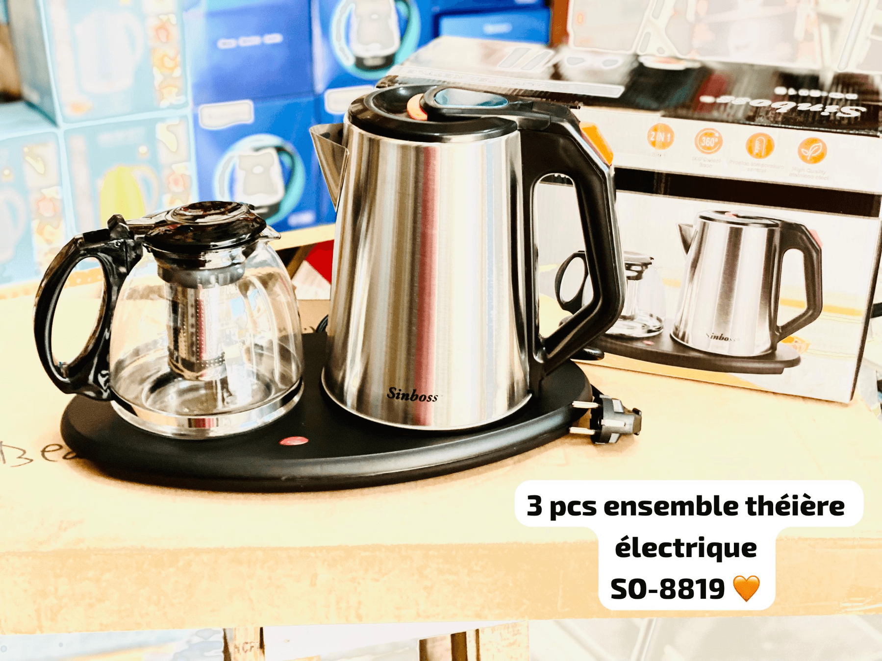 Théière Electrique 3pièces