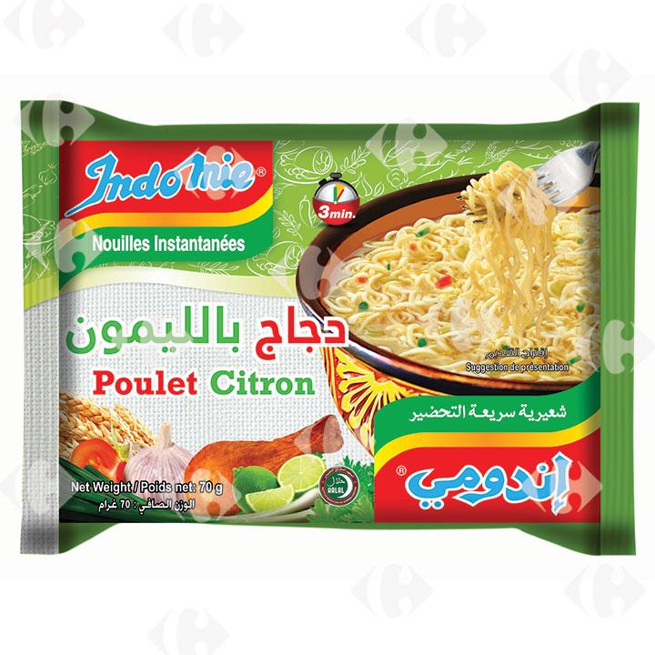 Nouilles Saveur Poulet Citron Indomie 70g