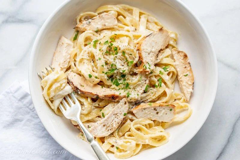 Pâtes Alfredo Chicken