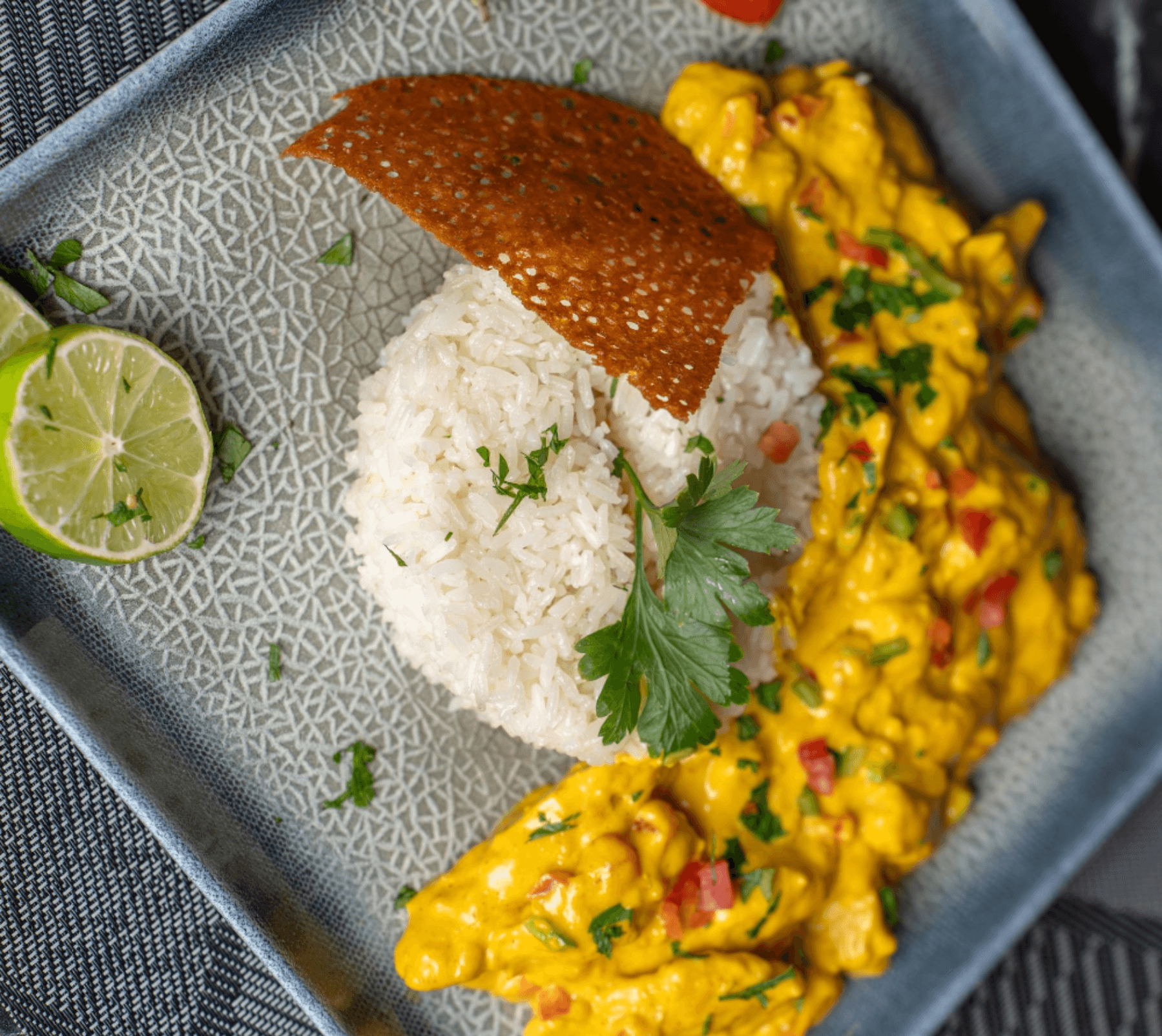 Poulet ou Crevette Curry Thai