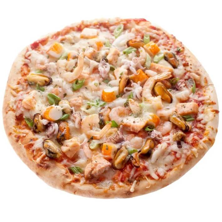 Woody Seafood Pizza