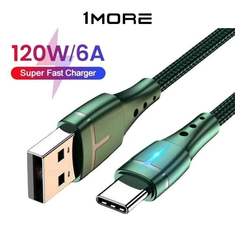 Cable (USB - Type C) 120W / 6A Turbo Charger